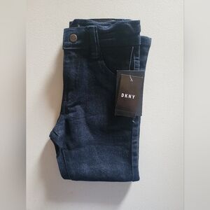 DKNY KIDS BLACK SKINNY JEANS - Size 4